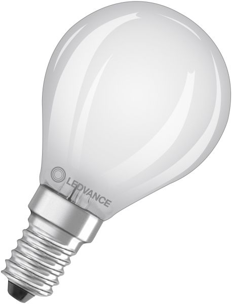 LEDVANCE LED Classic P 40 Filament DIM Energieeffizienzklasse C S 2,9 W 827 Matt E14
