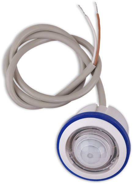 ISOLED DALI-2 Master Mini-PIR-Einbau-Bewegungs-/Lichtsensor, H:3m, benötigt DALI-Bus Spannung weiß