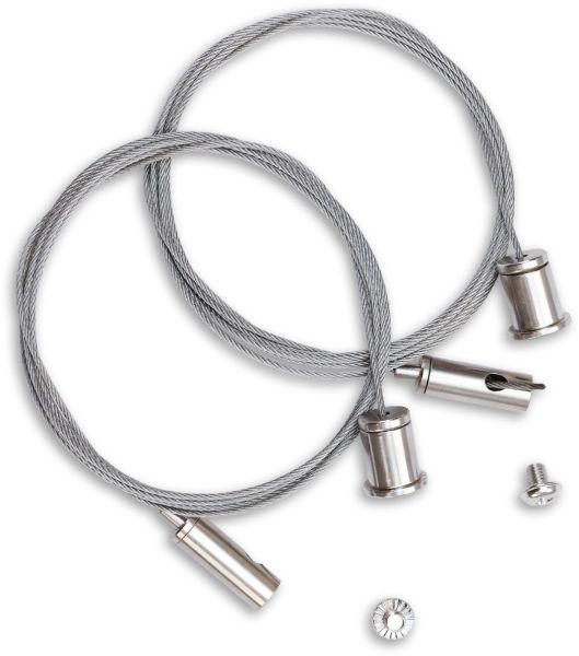 ISOLED Stahlseilabhängung (2 Stück) für Linearleuchte HP2, 1,5m