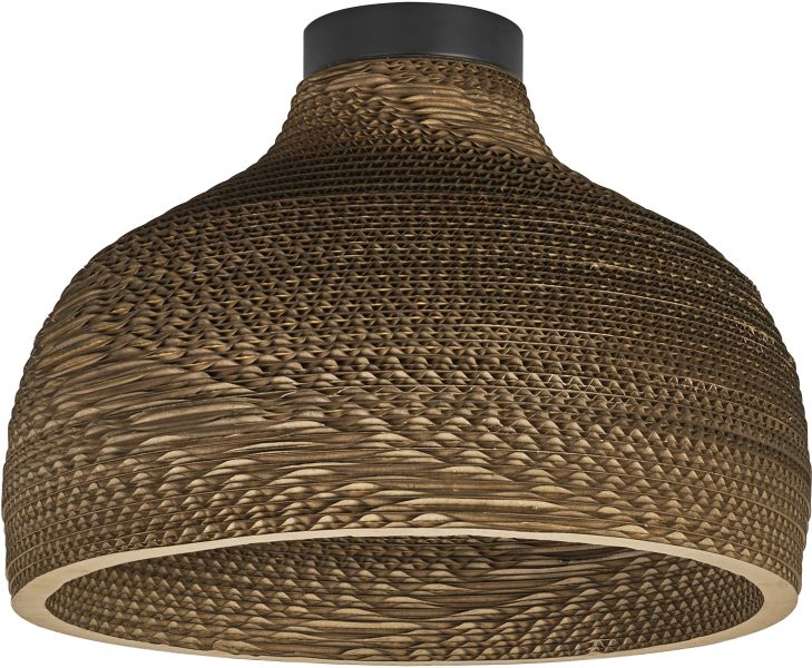 LEDVANCE Decor Kartonhut Decke E27 Braun