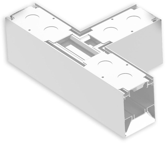 ISOLED T-Verbinder für Aufbau/Hängeleuchte LINKLINE50 weiß