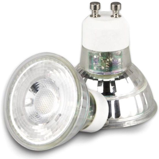 ISOLED GU10 LED Strahler 5W, 45°, prismatisch, warmweiß, CRI90