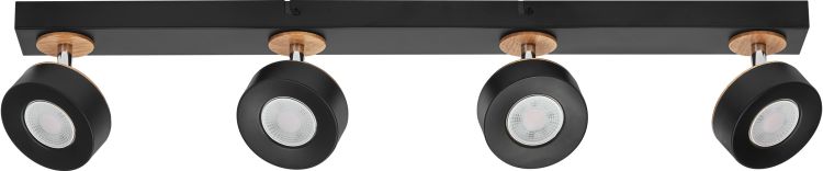 LEDVANCE Decor Spot Pluto Schwarz 4 Spot