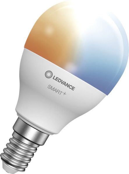 LEDVANCE Bluetooth SMART+ LED LampeMini bulb Tunable Weiß (ex 40W) 5W / 2700-6500K E14