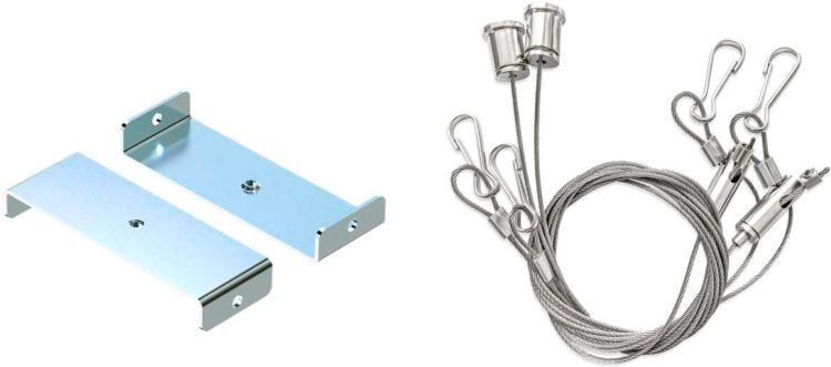 SLV BATTEN FLAT P, Suspension kits with 2m 2pcs
