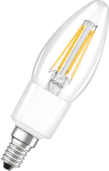 LEDVANCE Bluetooth SMART+ Filament Classic LED Lampe dimmbar (ex 40W) 4W / 2700K Warmweiß E14