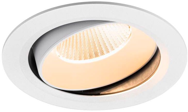 SLV NUMINOS® MOVE XL, Deckeneinbauleuchte, 2700 K, 40°, IP20, rund, weiß