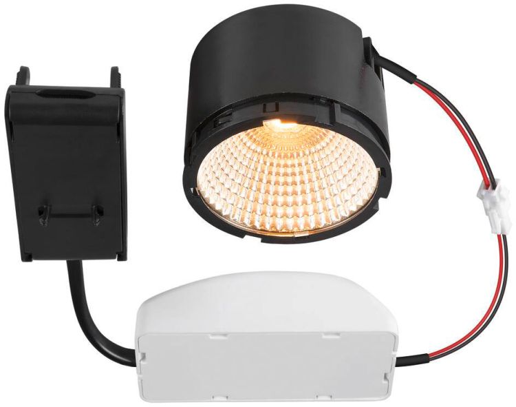 SLV NEW TRIA®, LED-Modul, rund, 2700K, 60°, PHASE, schwarz