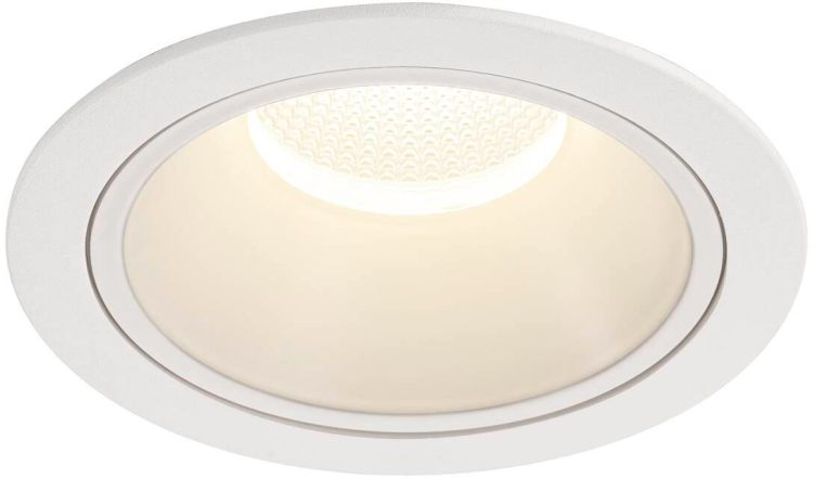 SLV NUMINOS® XL, Deckeneinbauleuchte, 4000 K, 40°, IP20, rund, weiß