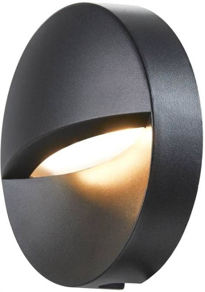 SLV DOWNUNDER OUT, round WL Outdoor LED Wandeinbauleuchte, anthrazit, 3000