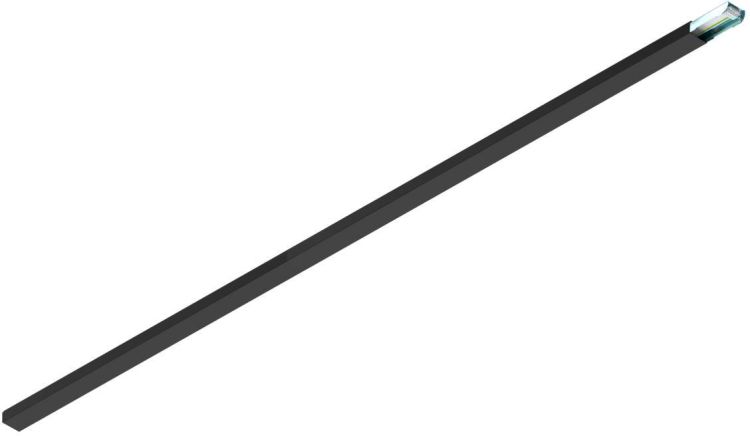 SLV EASYLIGHT BC 2500 7 25 BK, Blind Cover 2500mm, 7 pole, 2,5mm2