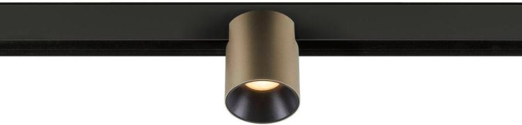 SLV FIXT-IT!, 48V, DALI, rund, Surface mounted track, Spot, 2000-3000K, 7.4 W, 36°, bronze