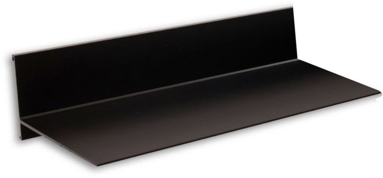 ISOLED Regalausleger 170 für Versa Wandprofile, Traglast 25kg, Aluminium, schwarz, 62cm