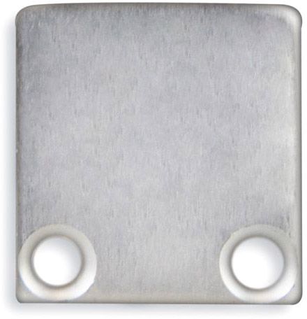 ISOLED Endkappe EC3 Aluminium für Profil SURF12 FLAT in Verbindung mit TUNNEL, 2 STK, inkl.