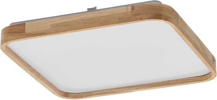 LEDVANCE Orbis Alicia 292 x 292 mm, 16 W, 830 lm, dimmbar, Holzoptik