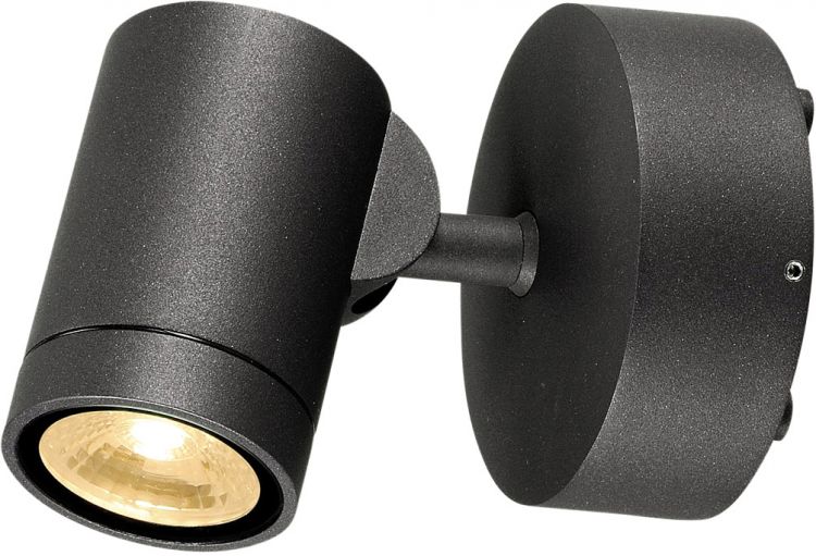 SLV HELIA Outdoor Wandleuchte, LED, 3000K, IP55, anthrazit, 8W