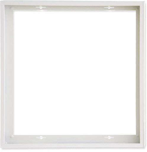 ISOLED Aufbaurahmen weiß RAL 9016 für LED Panel 625x625, Schnellmontage