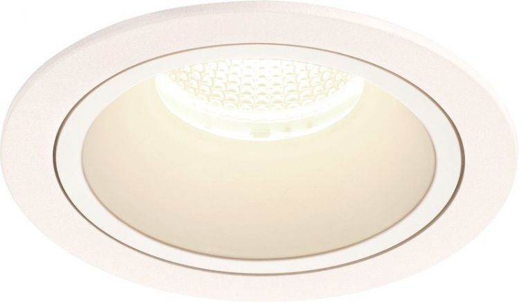 SLV NUMINOS® DL L, Indoor LED Deckeneinbauleuchte weiß/weiß 4000K 55°