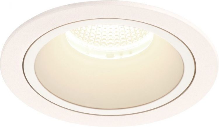 SLV NUMINOS® DL L, Indoor, luminaria empotrada de techo led blanco/blanco 4000 K 55 °