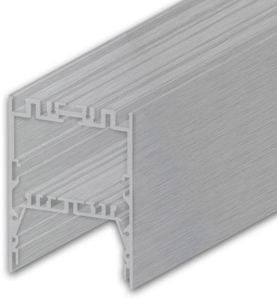 ISOLED LED Leuchtenprofil LAMP40 Aluminium silber pulverbeschichtet, 300 cm
