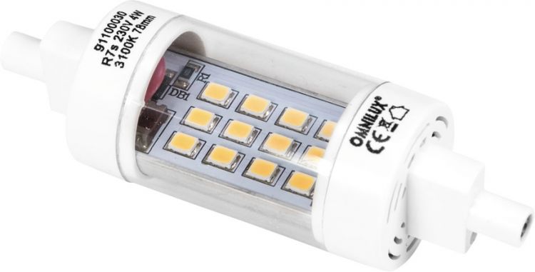 OMNILUX LED 230V/4W R7s 78mm Stabbrenner