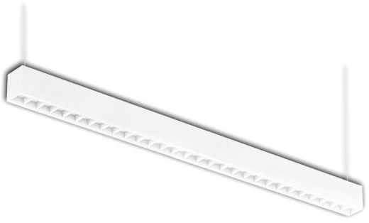 ISOLED LED Aufbau/Hängeleuchte Linear Raster 40W, anreihbar, weiß, ColorSwitch 3000|3500|4000K