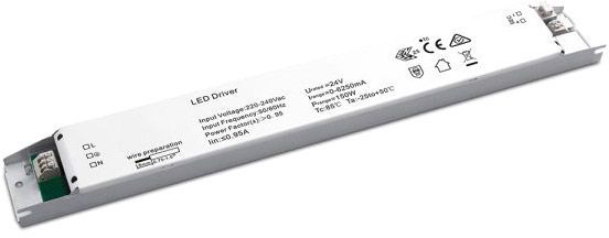 ISOLED LED Trafo 24V/DC, 0-150W, slim