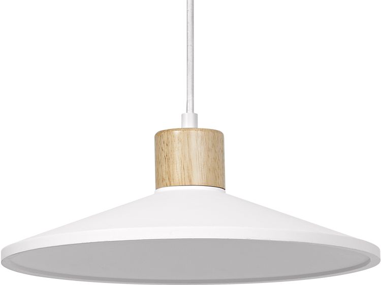 LEDVANCE Decor Plaster Holz Pendelleuchte 320 mm E27 Weiß