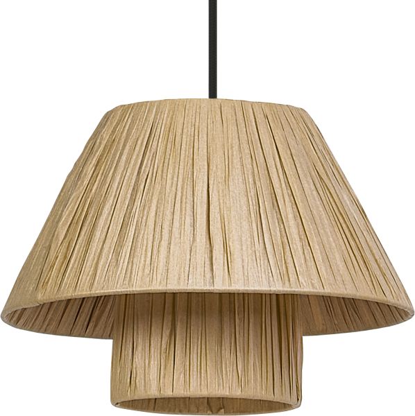 LEDVANCE Decor Bambus Papier Hütte Pendelleuchte 280 E27 Braun