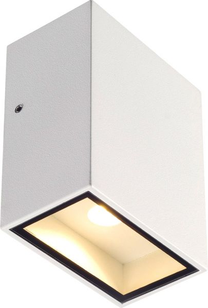 SLV QUAD 1 XL,  Wandleuchte, eckig, weiss, LED, 1x3,2W, 3000K