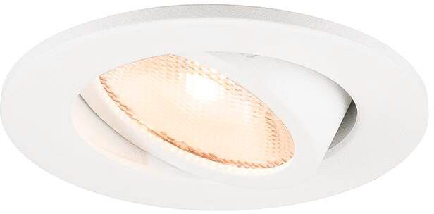 SLV NEW TRIA® 45, DL, rund, Deckeneinbauleuchte, 2700 K, 24°, weiß