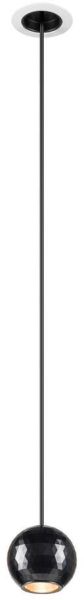 SLV DYSKO, Pendelleuchte, PHASE, Pendellänge 200 cm, 2700K, 36°, weiß / schwarz