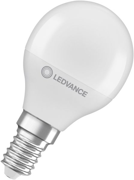 LEDVANCE LED Classic P 40 Recycled Plastic 4,9 W 827 Frosted E14