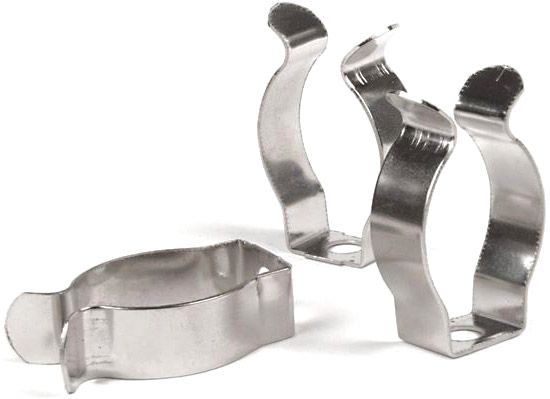 ISOLED Montageclip chrom für T8 Röhre