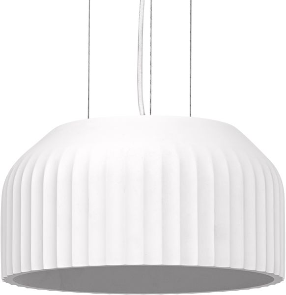 LEDVANCE Decor Plaster Routes Pendelleuchte 300 1XE27 Weiß