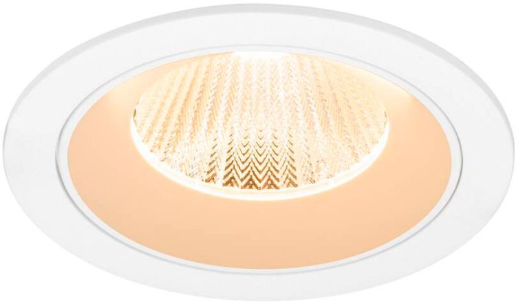 SLV NUMINOS® L, Deckeneinbauleuchte, 2700 K, 40°, IP20, rund, weiß