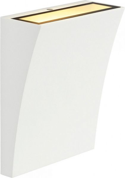 SLV DELWA WIDE LED Outdoor Wandleuchte, 3000K, 100°, weiss, IP44
