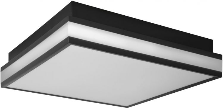 LEDVANCE Wifi SMART+ ORBIS MAGNET LED Deckenleuchte 30x30cm Tunable Weiß 26W / 3000-6500K schwarz