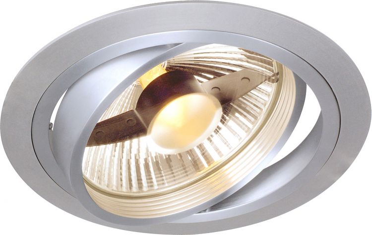 SLV NEW TRIA, ES111 Downlight, rund, alu brushed