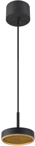 SLV GRIP! FLAT, Pendelleuchte, PHASE, 2700/3000 K, schwarz / gold