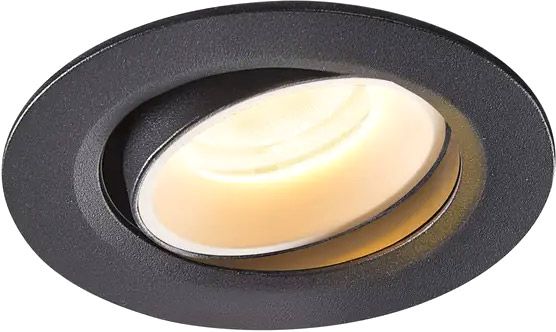 SLV NUMINOS® MOVE XS, Deckeneinbauleuchte schwarz / weiß 2700K 20°