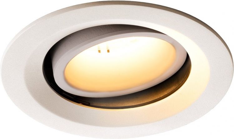 SLV NUMINOS® MOVE DL M, Indoor, luminaria empotrada de techo led blanco/blanco 2700 K 55 °