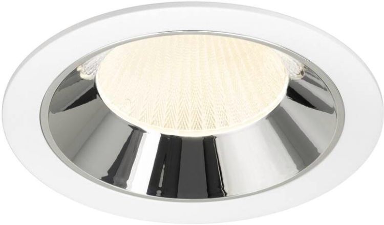 SLV NUMINOS® XL, Deckeneinbauleuchte weiß/chrom 4000 K 20°