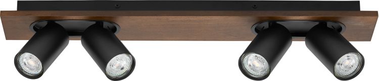 LEDVANCE Decor Spot Mercury GU10 Schwarz 4x3,4W 927 DIM