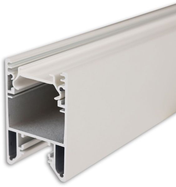ISOLED LED Leuchtenprofil HALON Aluminium weiß RAL 9003 300cm, Kühlstreifen Klickbar