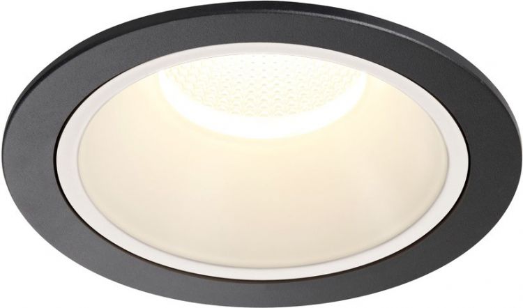 SLV NUMINOS, encastré de plafond intérieur, 40°, noir/blanc, LED, 4000K