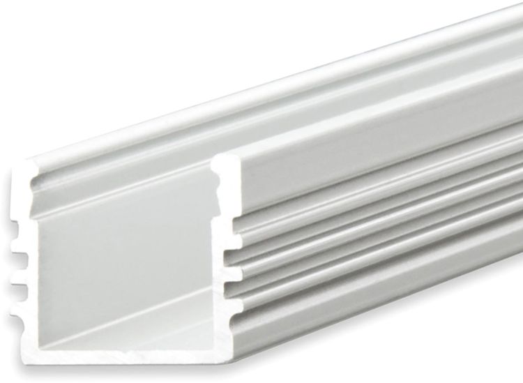 ISOLED LED Aufbauprofil SURF12 Aluminium eloxiert, 300cm
