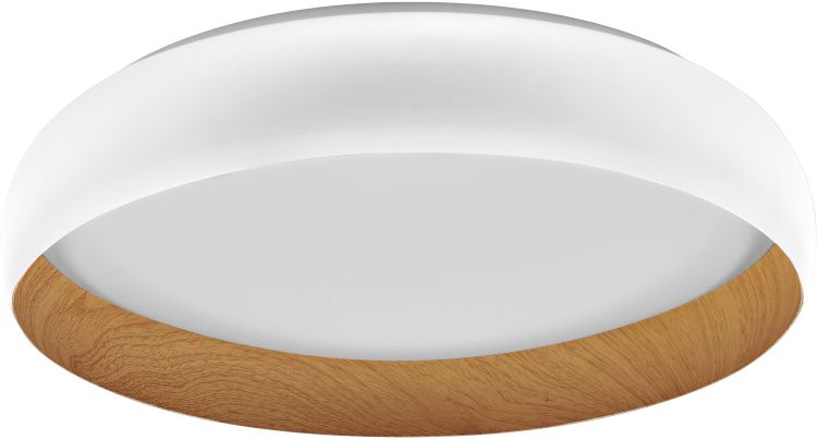 LEDVANCE Orbis Livia 520 mm 36 W 830 Click DIM Weiß und Holzdekor
