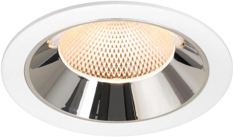SLV NUMINOS® XL, Deckeneinbauleuchte weiß/chrom 2700 K 40°