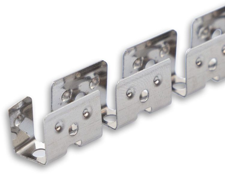 ISOLED LED Aufbauprofil eloxiert, gezahnt und flexibel für NEON Flexband B04H08, 100 cm
